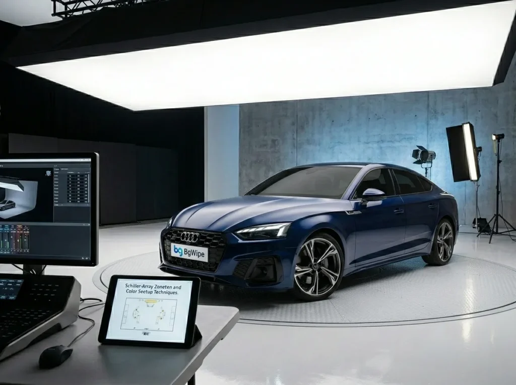 car photography lighting